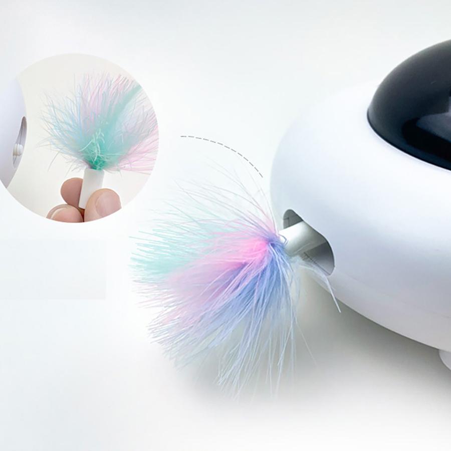 UFO ELECTRIC FEATHER AUTOMATIC FUNNY CAT TOYS