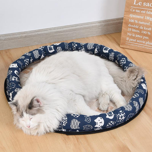 ROUND BREATHABLE COOLING PET MAT