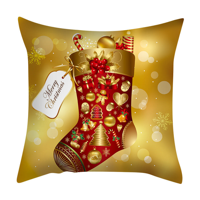 Santa Claus Snowman Pillow