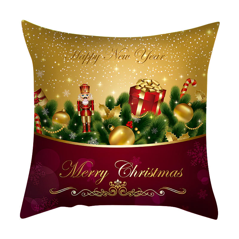 Santa Claus Snowman Pillow