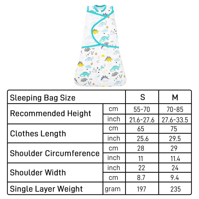 ZIGJOY Baby Swaddle Blanket Easy Adjustable Infant Swaddles Sleep Sack 100% Cotton Comfortable