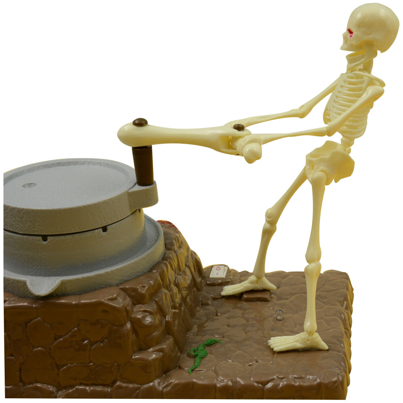 Skeleton Grinding Piggy Bank