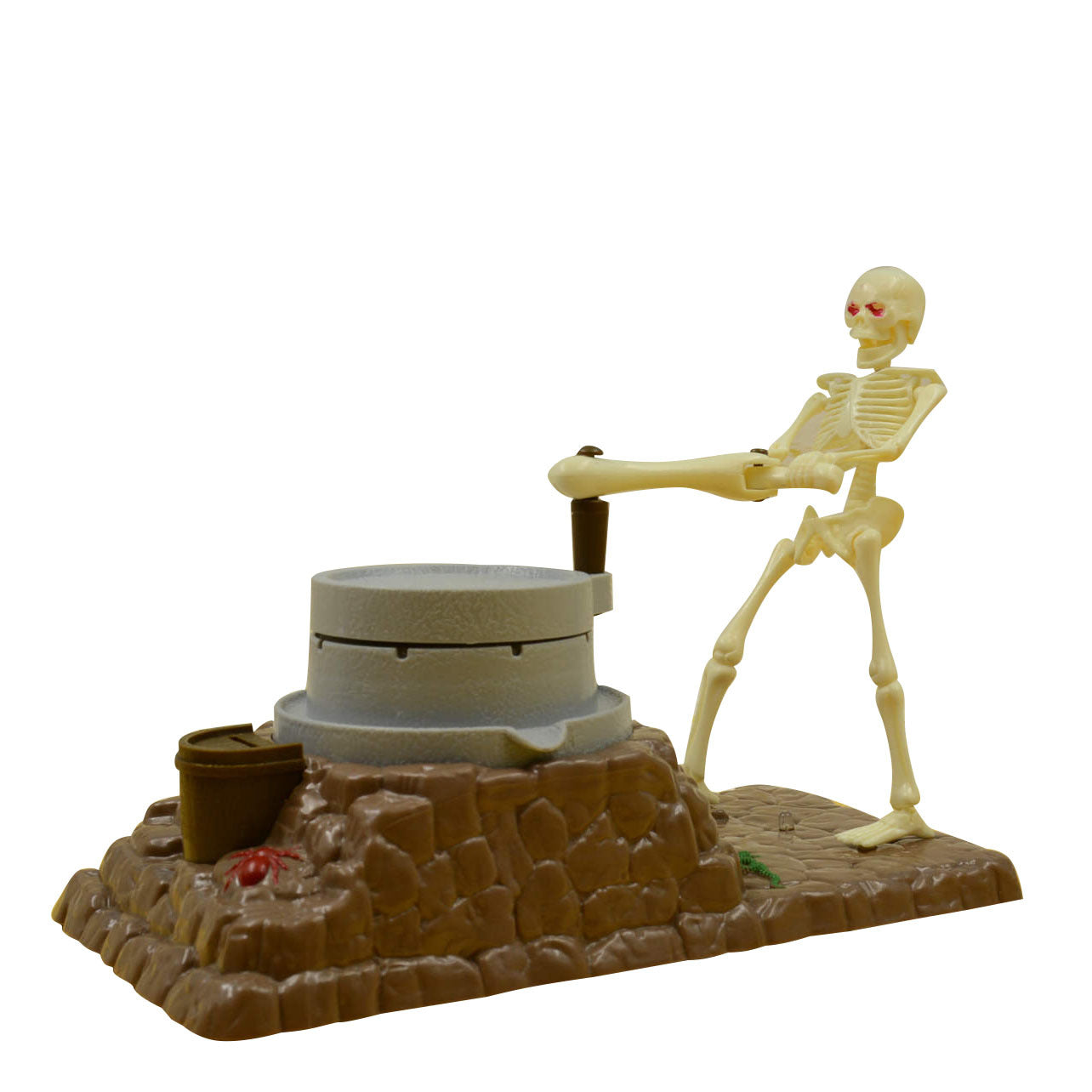 Skeleton Grinding Piggy Bank