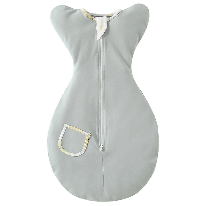ZIGJOY 100% Cotton Baby Swaddle Transition Sleep Bag with 2-Way Zipper