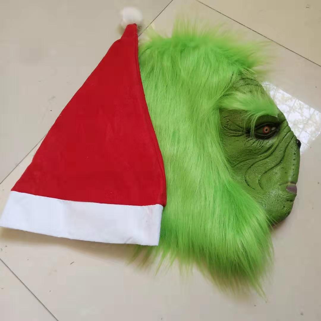 Green Hairy Monster Headgear