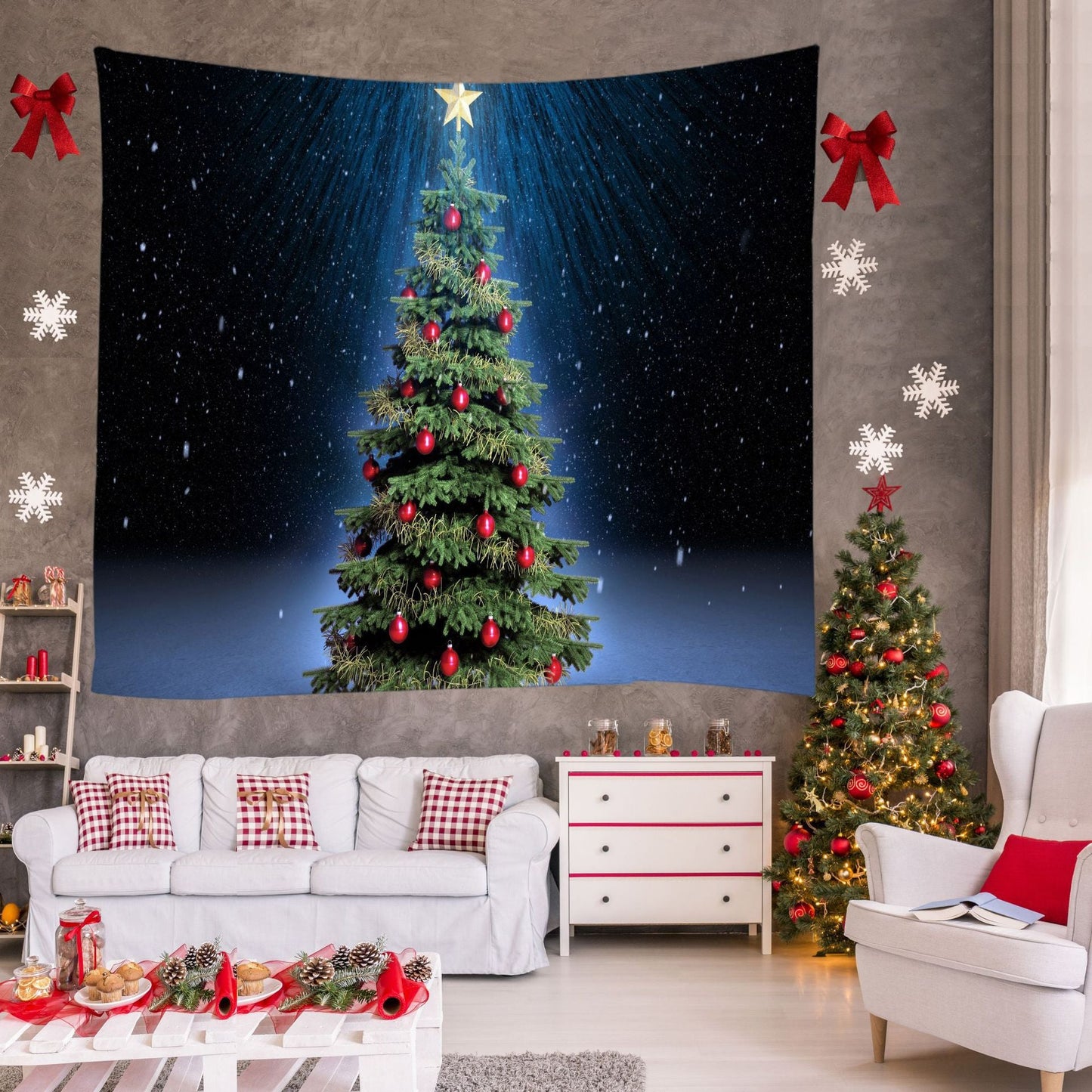 Christmas Decoration Background Tapestry Ⅱ