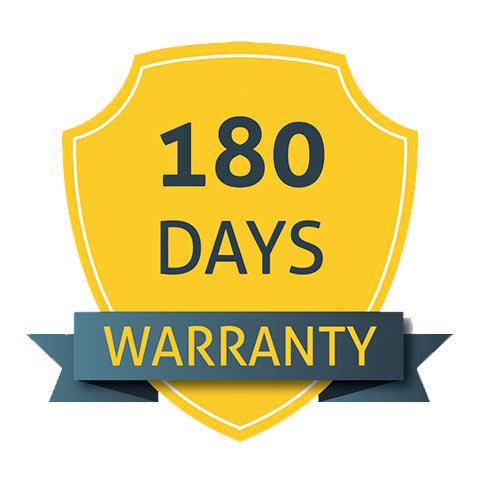 180 Day Warranty - Applies To Your Entire Order