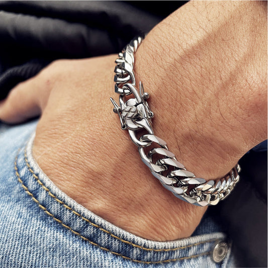 MLYJ  Double Buckle Chain Men's Bracelet