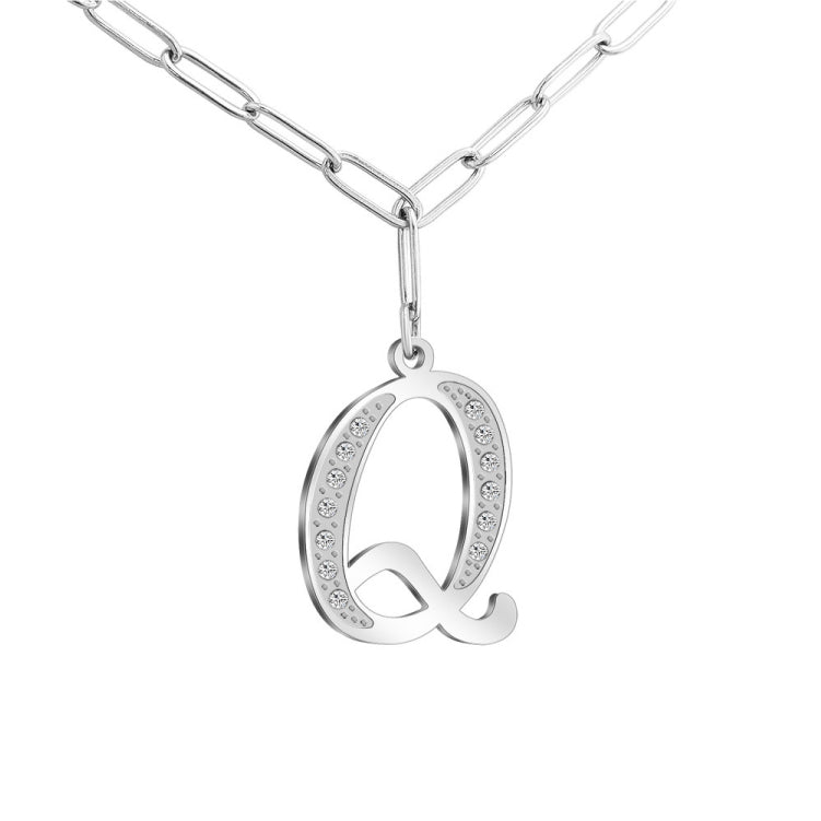 MLYJ 26 Letters Diamond Pendant