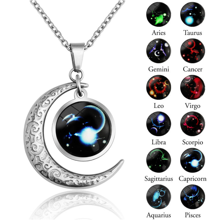 MLYJ Constellation Night Sky lLuminous Necklace