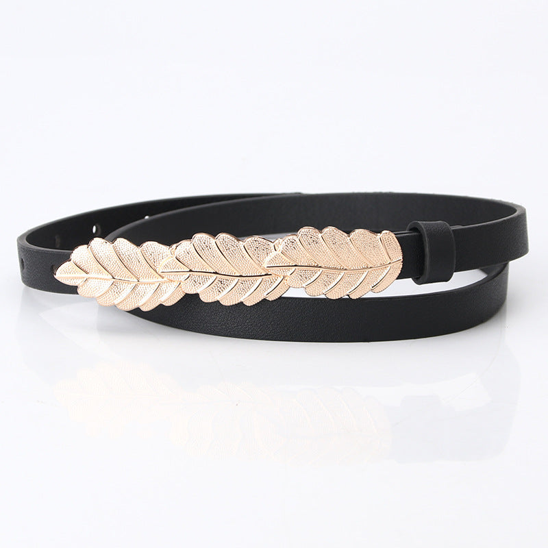 SYC Alloy Buckle Leaf Belt