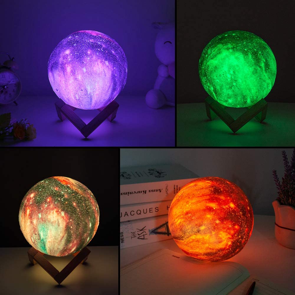 SEESEEGIFT-A Moon 3D Star Moon Light