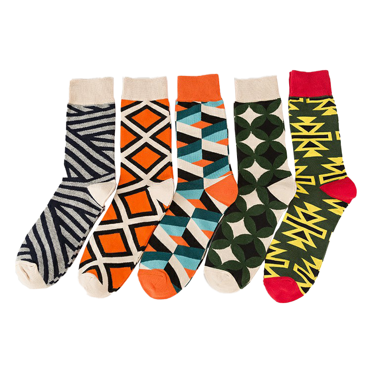 Tangram Series Socks