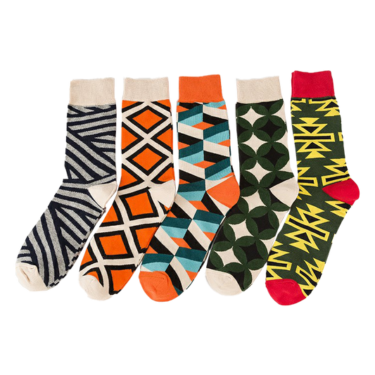 Tangram Series Socks