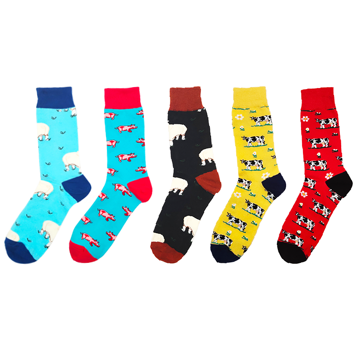 Farm Animal Series Socks