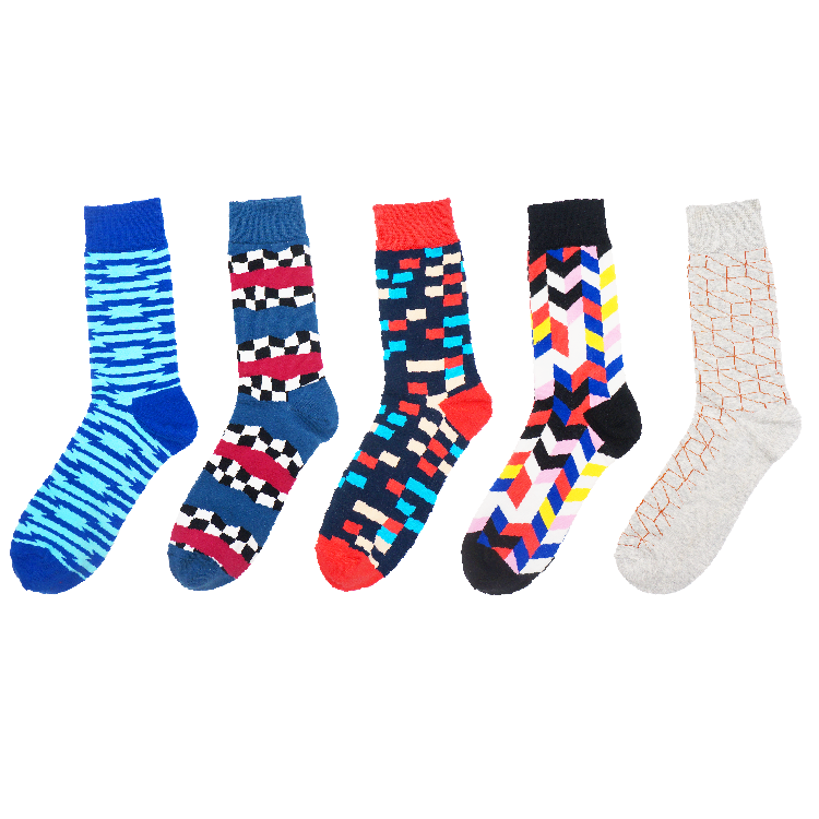 Personality Geometry Socks