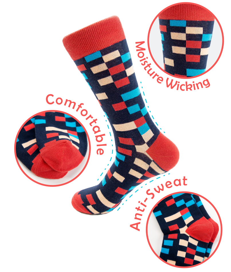 Personality Geometry Socks