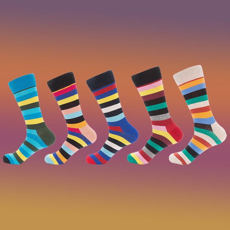 Color Fashion Striped Socks