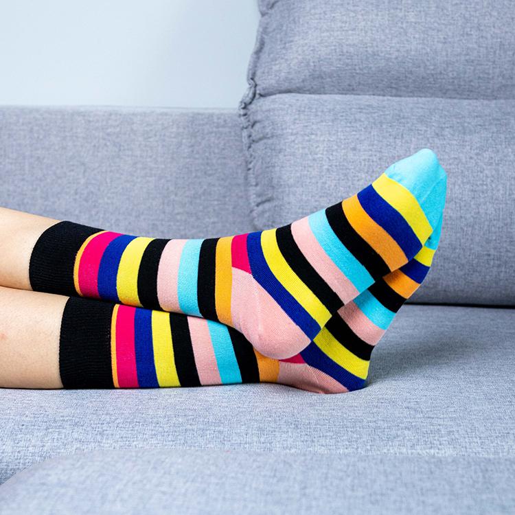 Color Fashion Striped Socks