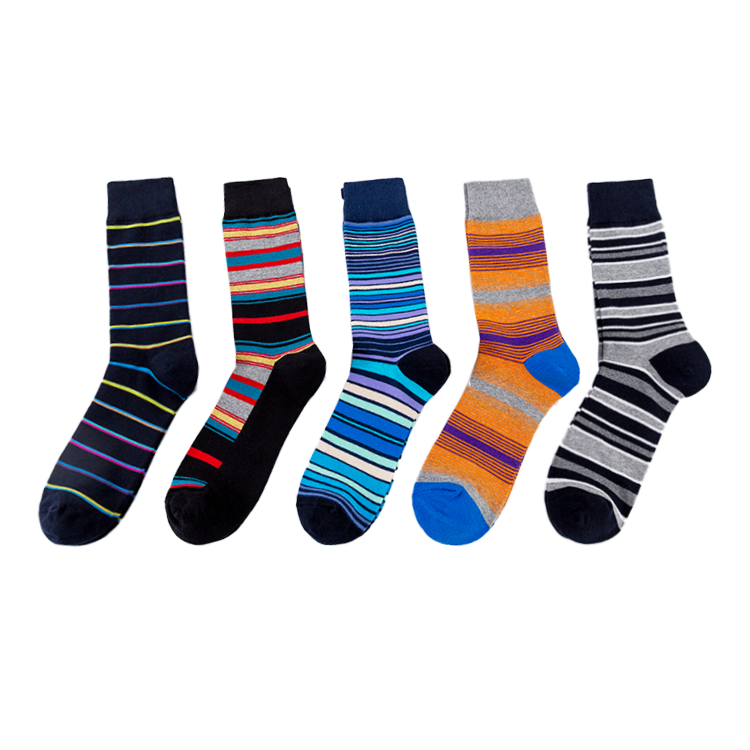 Striped Block Socks