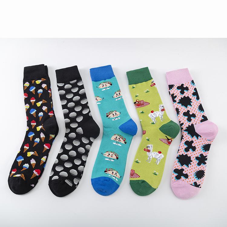 Cartoon Food Unisex Socks