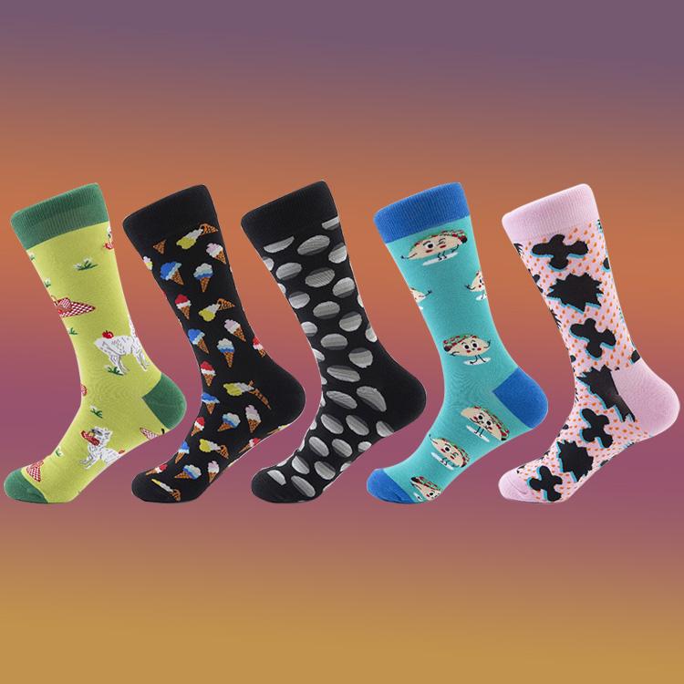 Cartoon Food Unisex Socks