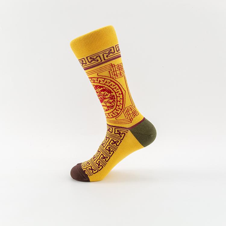 Chinese Style Pattern Totem Unisex Socks