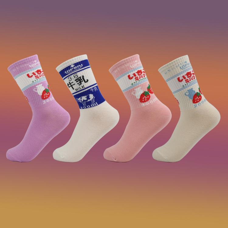 Japanese Cute Style Milk Girl Socks