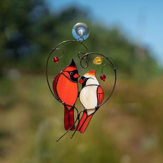 Cardinals In Love Ornament