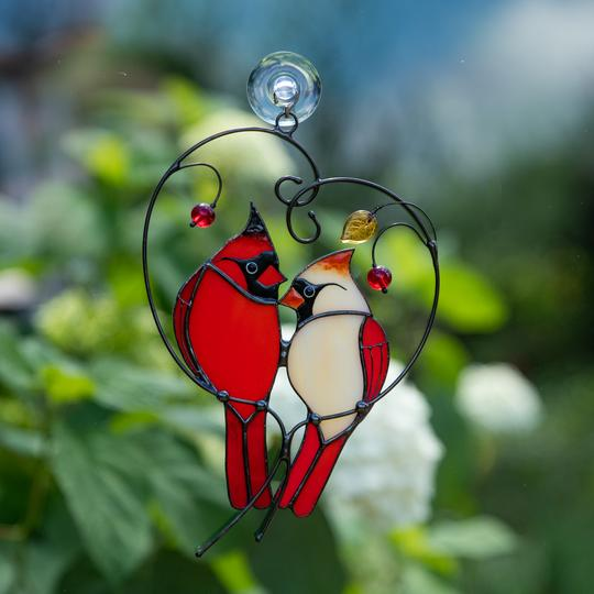 Cardinals In Love Ornament