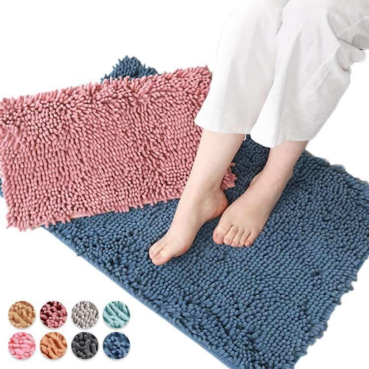 Water Absorbent Washable Bathroom Mat