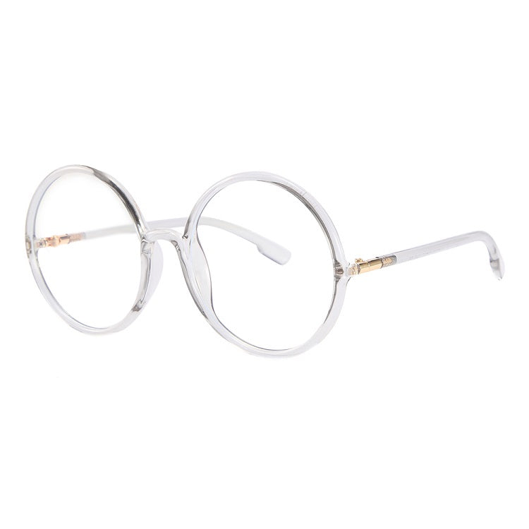 DF Anti-blue Light Round TR90 Flat Glasses