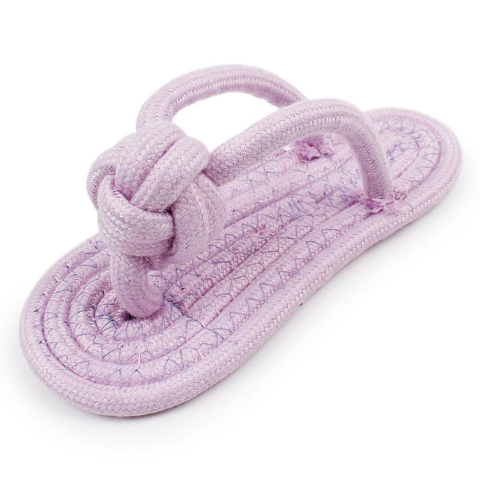 COTTON ROPE SLIPPERS WOVEN TOY