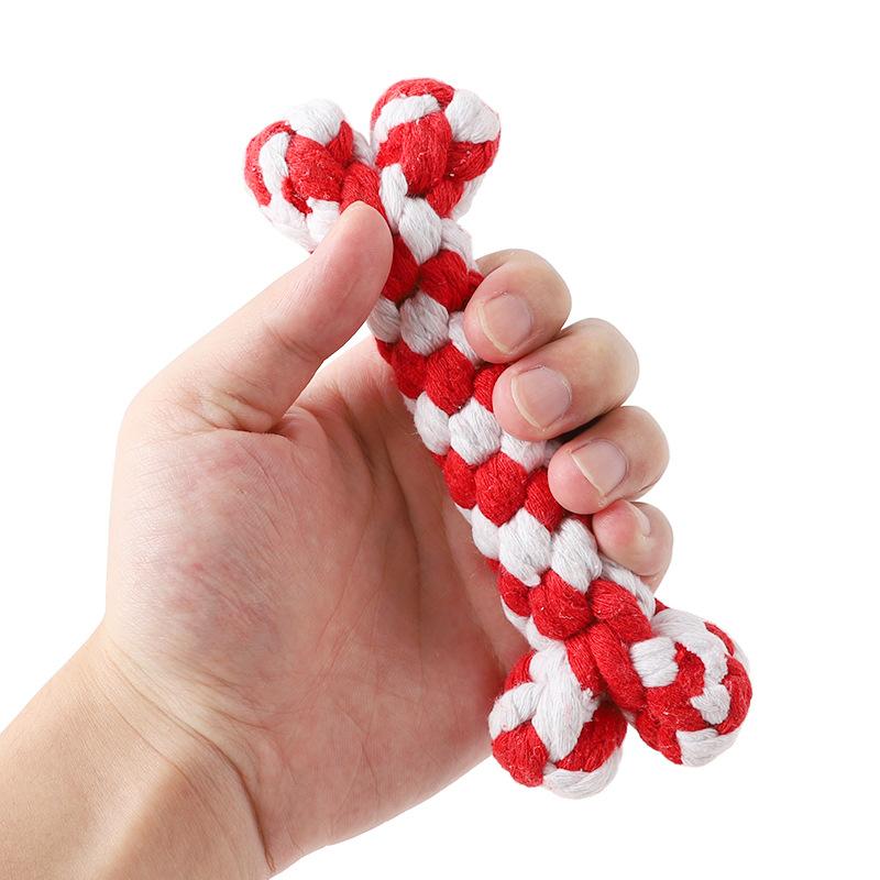 TWO-TONE BRAIDED PET BONES