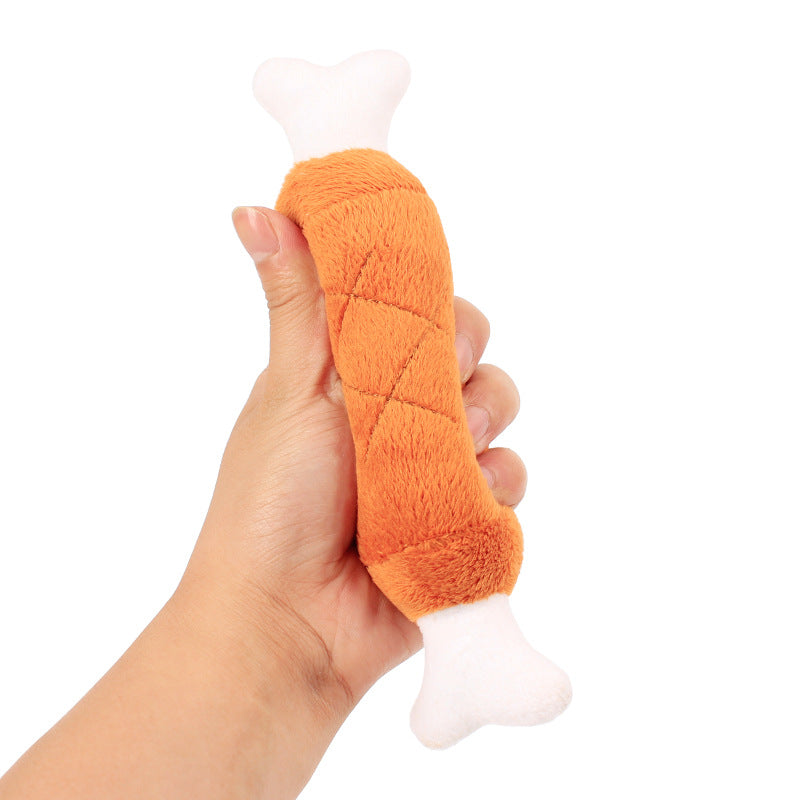 Plush Bone-shape Sounding Toy