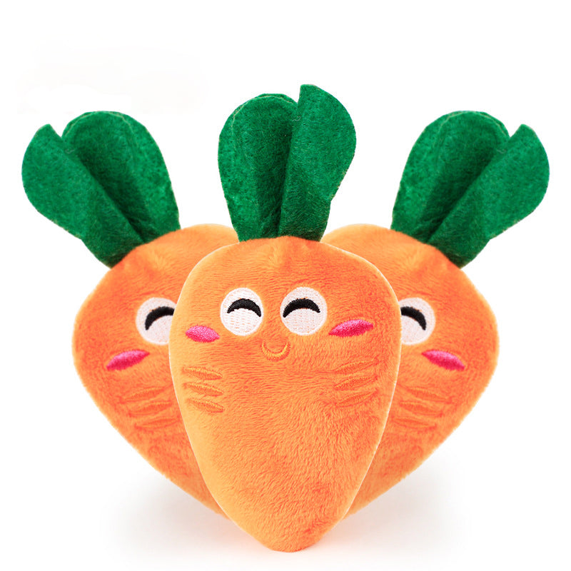 Turnip-shape Plush Sounding Toy