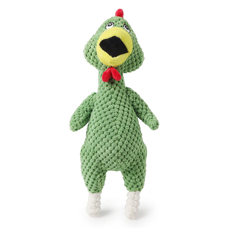 Colored Knitted Velvet Chicken Sounding Toy