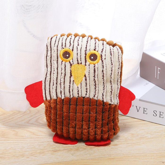 COLOR BLOCK OWL SOUNDING TOY