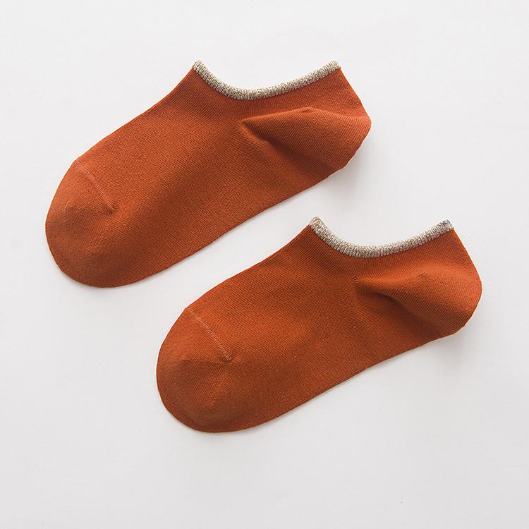 Japanese Pure Color Cotton Socks