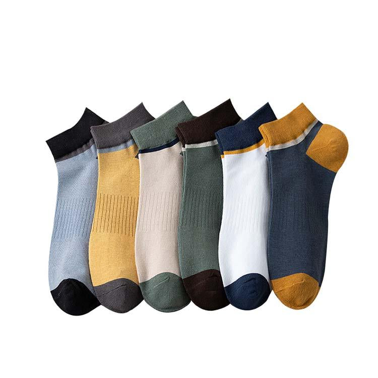 Casual ethnic socks striped cotton boat socks