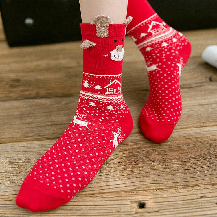 Christmas Series 1 Moose Socks