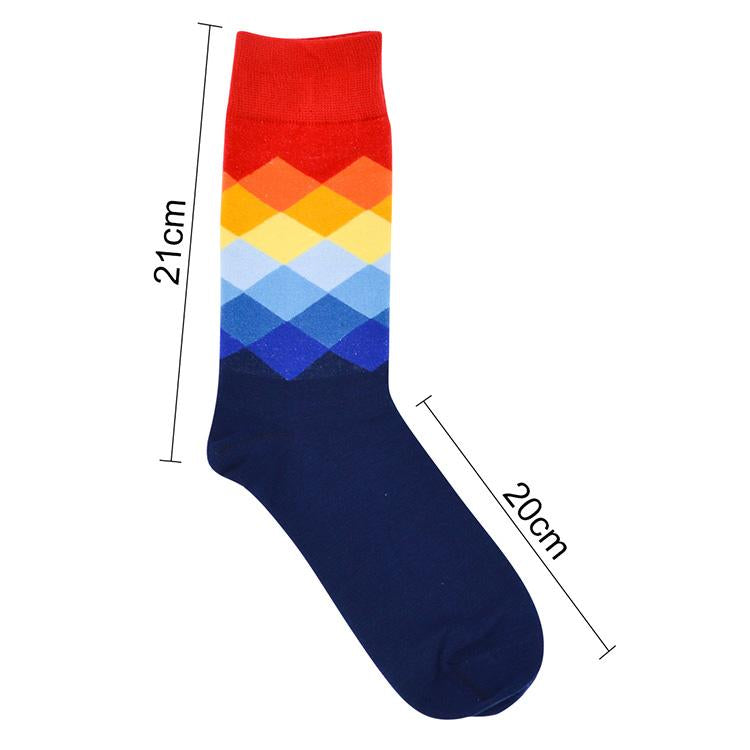 JP Rhombus Gradient Socks