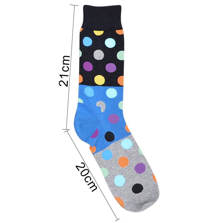 JP Color Block Spot Socks