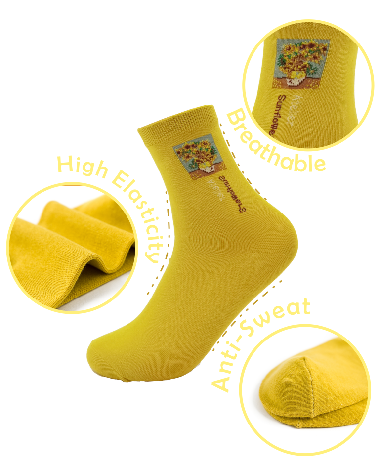 Illustration Solid Color Socks