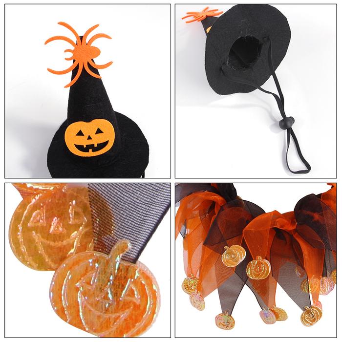 Halloween Collar Hat For Pet