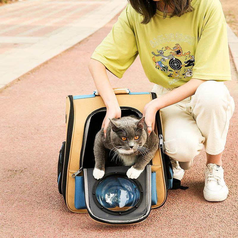 Breathable Double Shoulder Pet Backpack