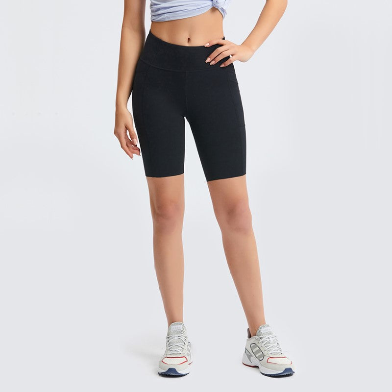 Side Waist Pocket Yoga Shorts