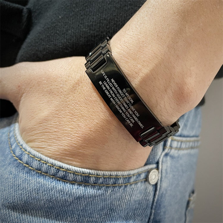 MLYJ Double-sided Adjustable Men Bracelet