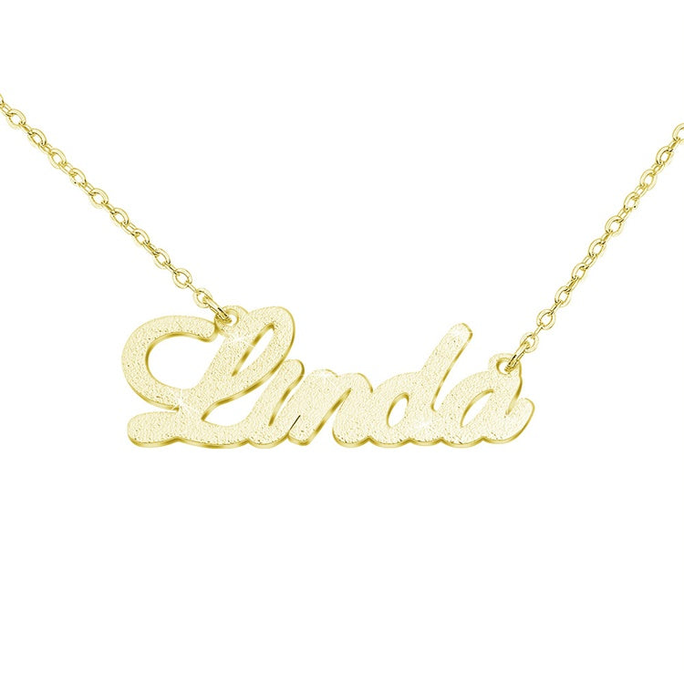 MLYJ English Alphabet Necklace