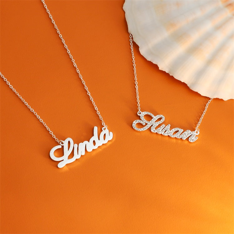 MLYJ English Alphabet Necklace